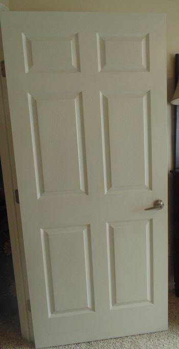 Classic six paneled doors